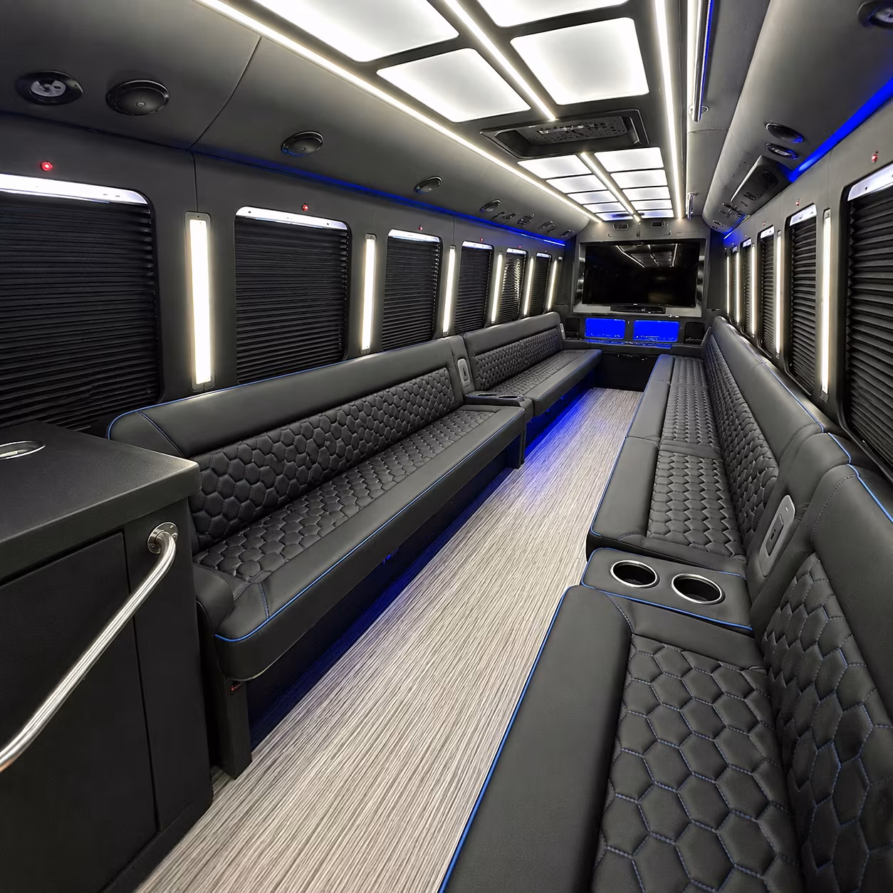 santa maria party bus rentals inside