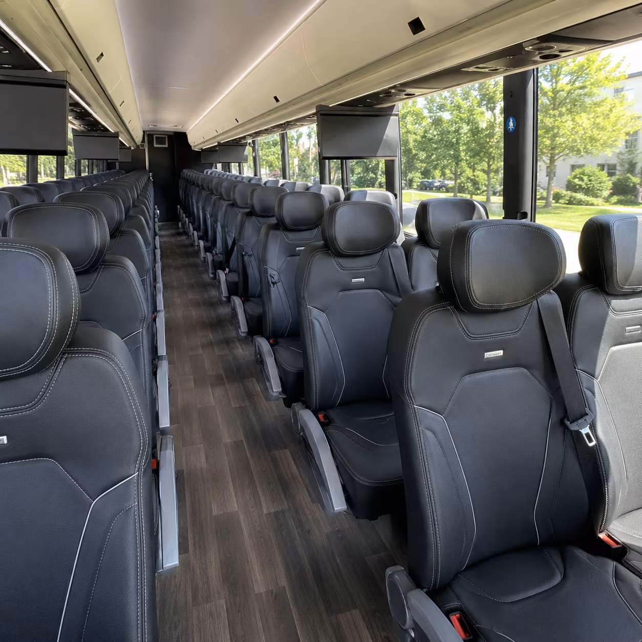 santa maria religious group transportation onboard seating